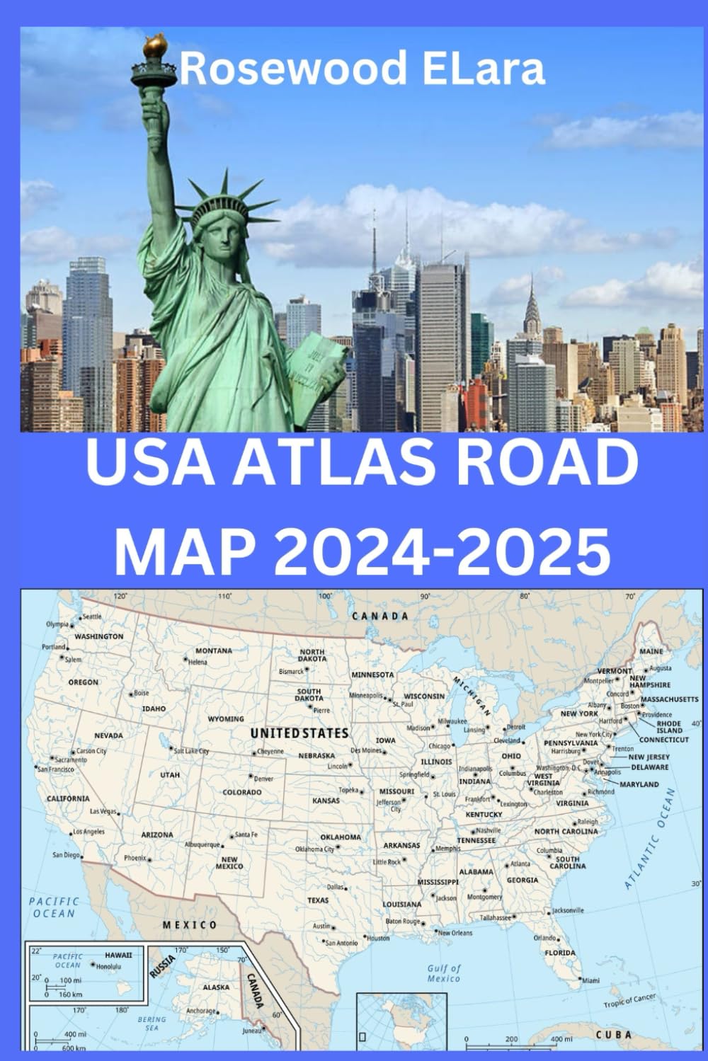 USA ATLAS ROAD MAP 2024 2025 Smarter Future Forward Way To Travel 71KSJFOVB L. SL1499 