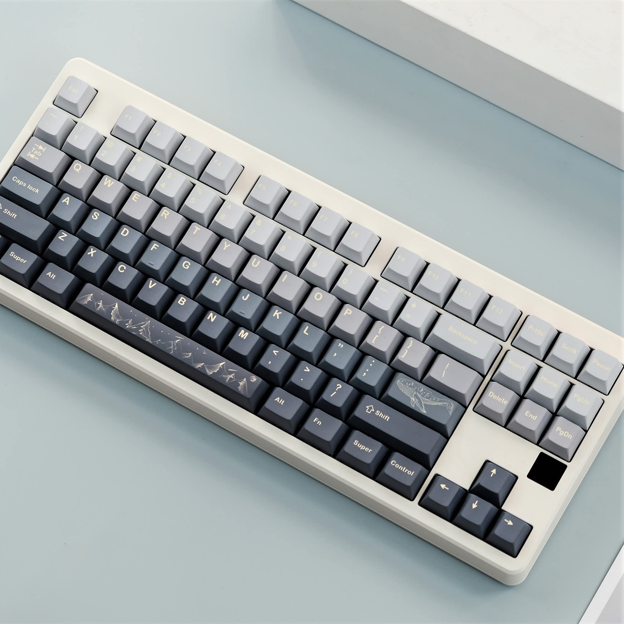 Buy Cherry Profile PBT 129 Keys Keycaps Full Kit, Dye Sublimation