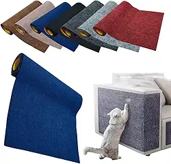 Genérico Protetor para Móveis de Gato Tapete Carpete Arranhador Adesivo (Azul, 50cm x 1 Metro)