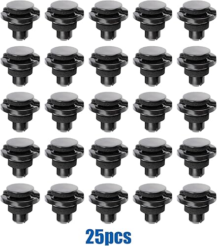 Miniatura 3 de OAUTOO 25 Uds. Alerón Lateral Moldeo Rocker Clip de Retenedor Tipo Empuje para 909140055 Subaru Ascent Crosstrek Forester Impreza Legacy Outback STI