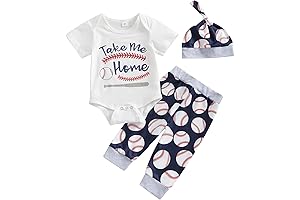 Chloefairy Newborn Baby Boy Baseball Outfit: A Grand Slam for Your Little Slugger