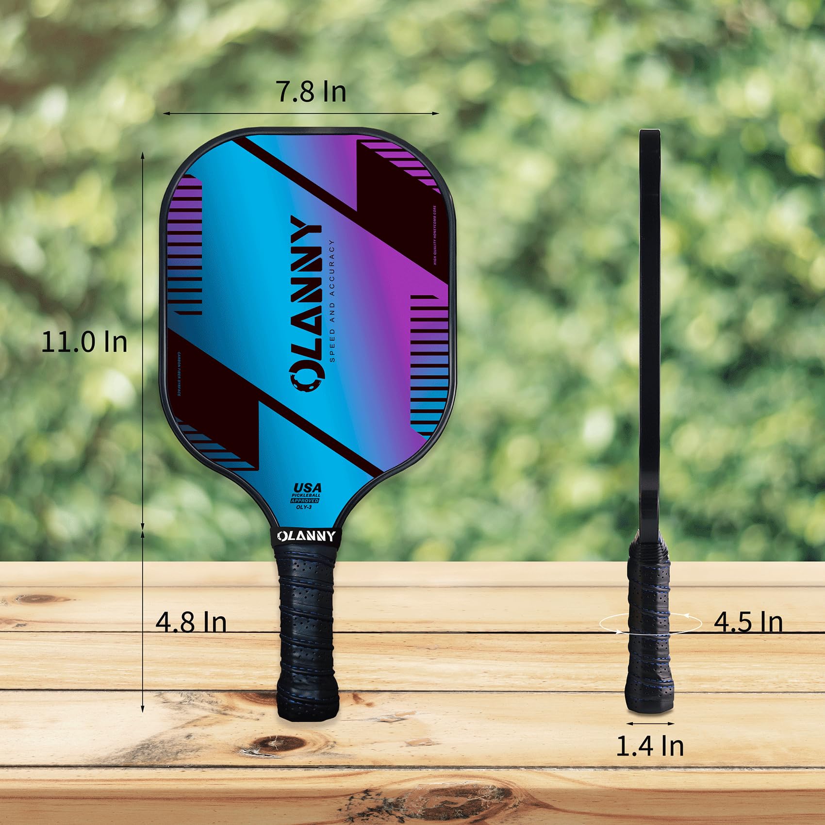 Amazon | OLANNY(オラニー) ピックルボールパドル 4個セット