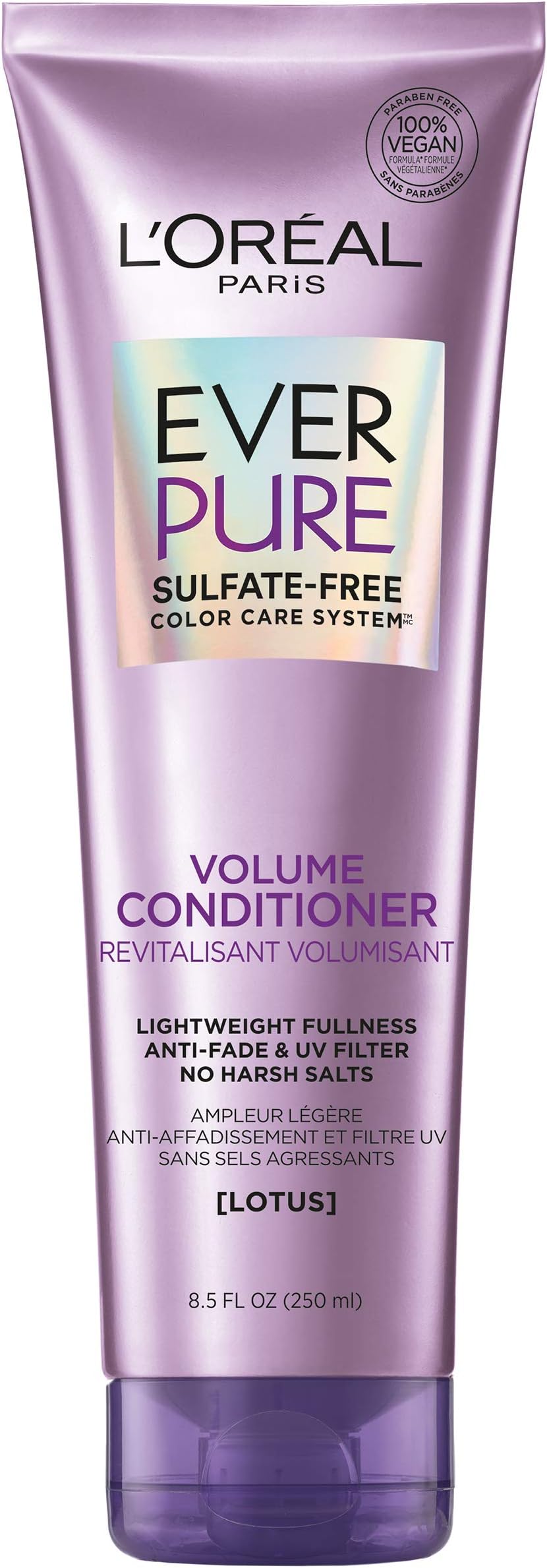L'Oreal Paris Hair Care Ever Pure Volume Conditioner, 8.5 Fluid Ounce