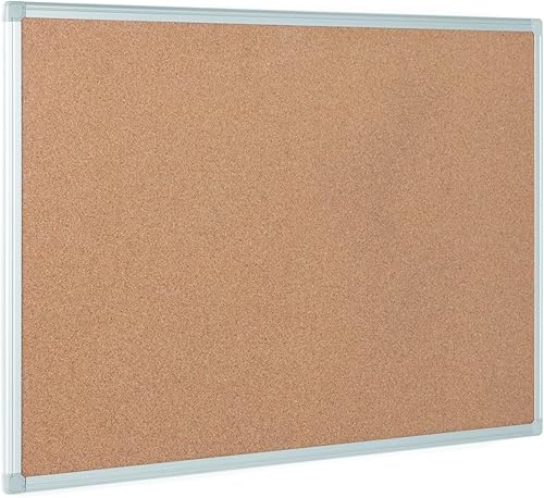 Miniatura 15 de MasterVision Earth Series Tablero de anuncios de corcho autorreparable, montaje en pared, tablero de corcho 100% reciclado, 48 x 72 pulgadas, marco