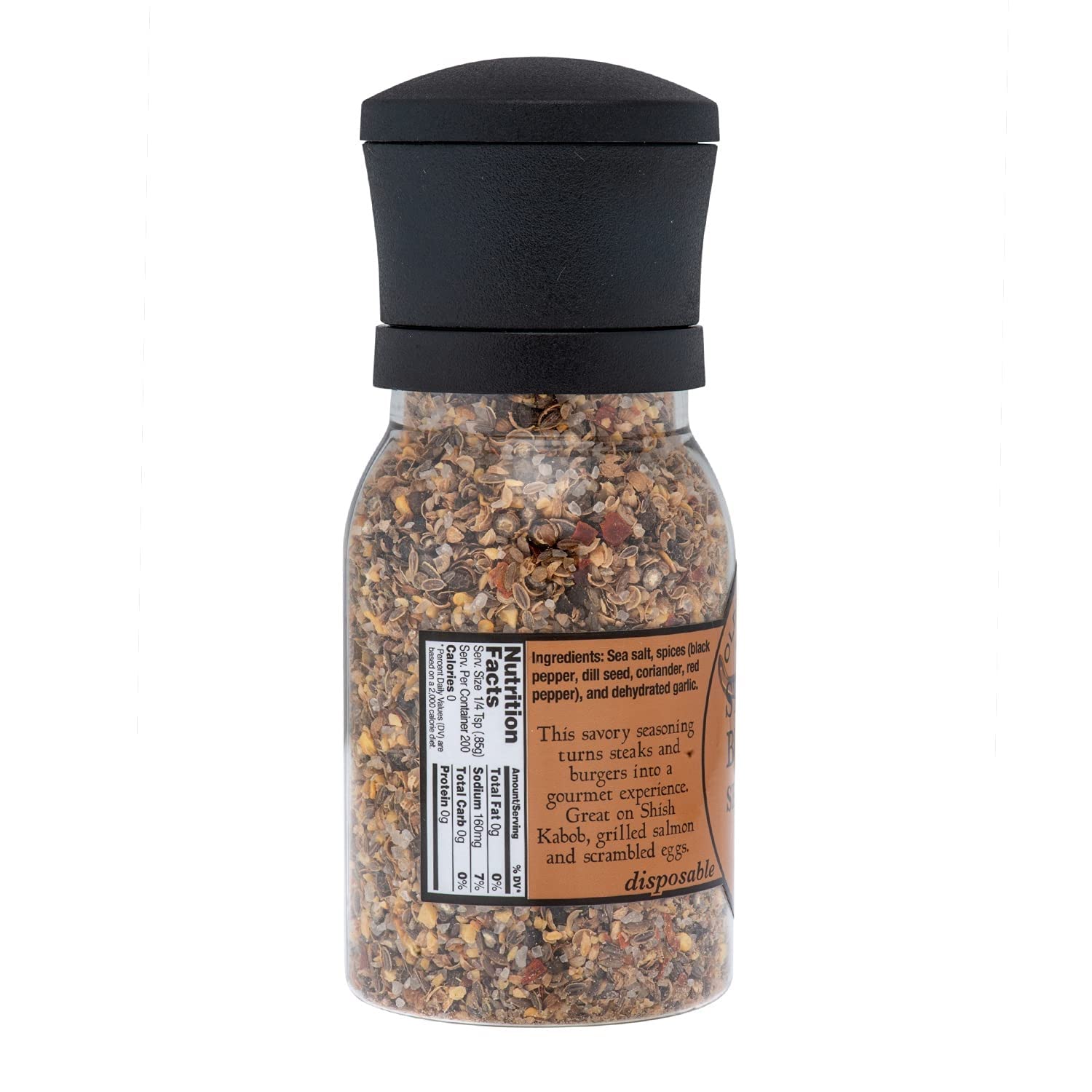 Olde Thompson Grinder Bundle, Includes Two Grinders, California Garlic & Sea Salt Ginder, and Steak & Burger Seasoning Grinder : Grocery & Gourmet Food