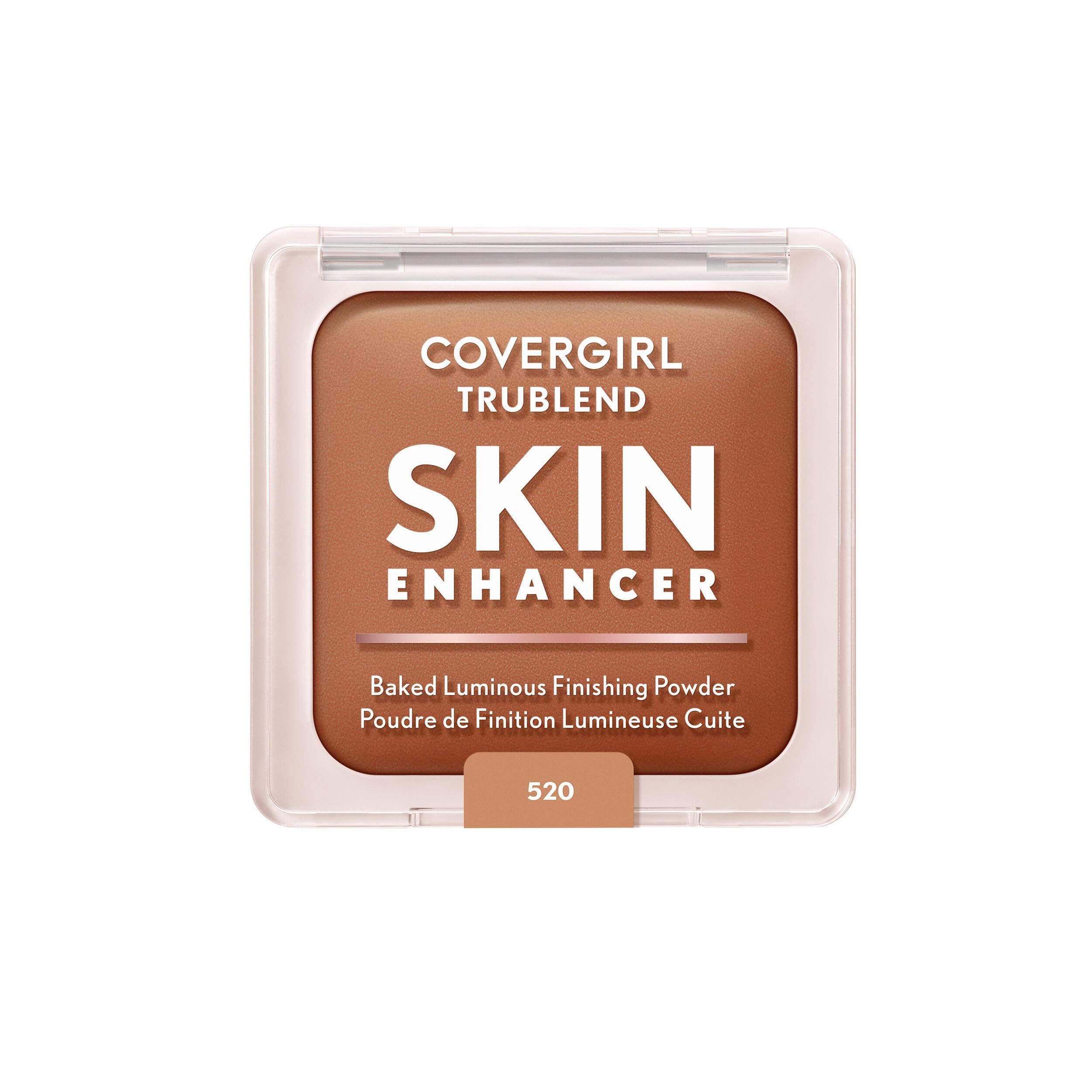 COVERGIRL TruBlend Skin Enhancer Baked Luminous Finishing Face Powder, with Hyaluronic Acid and White Rose Extract, Sheer & Buildable - 520 Cinnamon Roll — view 11