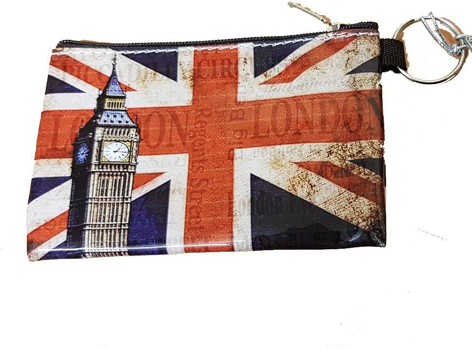 Small London Vintage Landmark Coin Purse Souvenir! / Speicher/Memoria! / Small Handbag/British UK Collectable/Big Ben/Union Jack/Porte-Monnaie/Geldbörse/Portamonete/Monedero!
