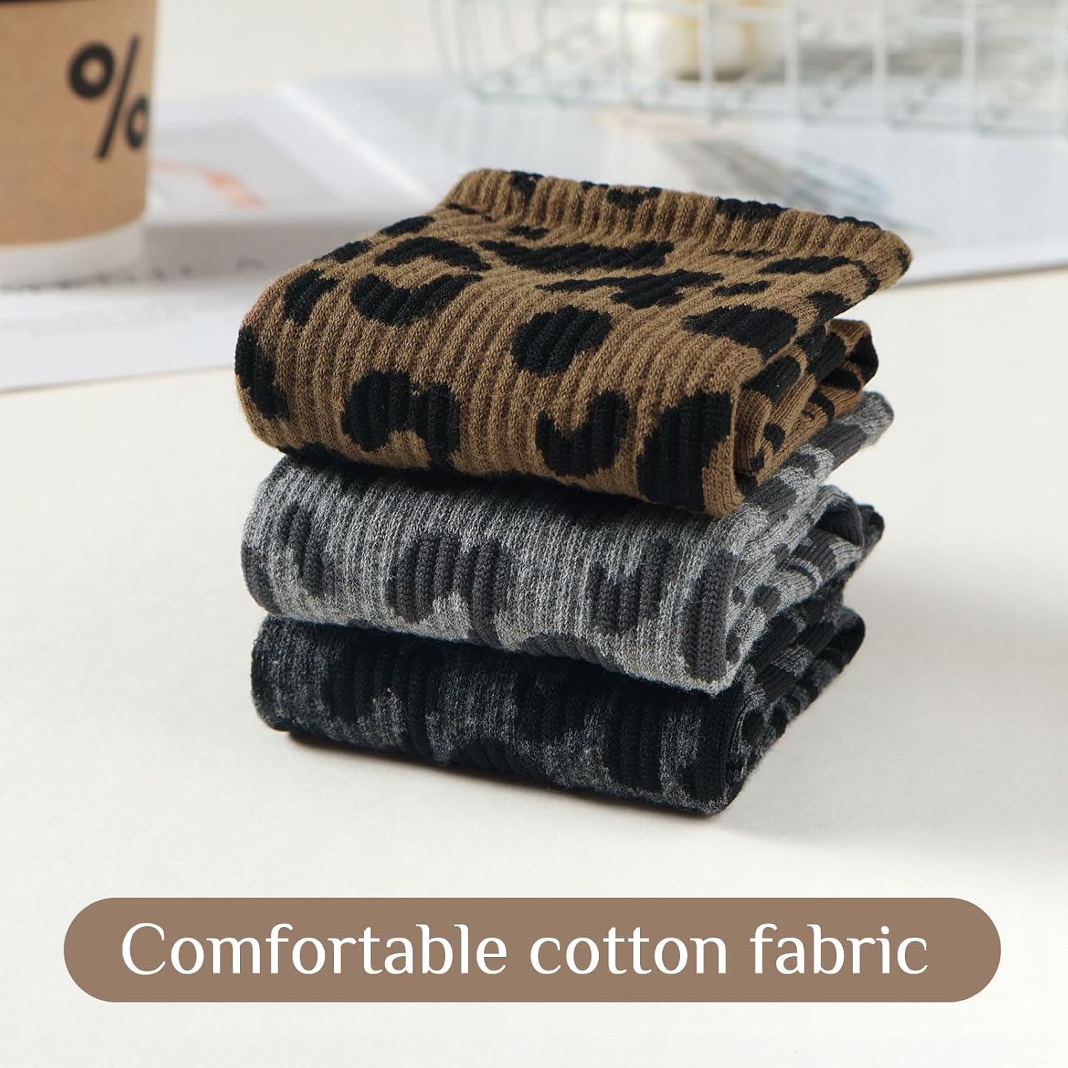 Women's Cute Lace Trim Bow Socks, Casual Athletic Ruffle Frilly Cotton Calf Socks for Women Ladies - Image 5