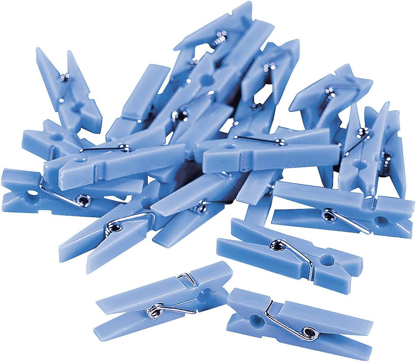 48 pc Baby Shower Clothespin Game ~ Blue