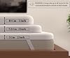Sleepy Owl 3 Inch Memory Foam Mattress Topper KING Bed, 7cm Thick Gel Infused Orthopedic Mattress Pad for Back Pain, Removable Washable Zipped Cover with Elastic Straps (King 150x200, 7 cm)