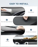 Vista 7 de FIILINES - Cubierta para tablero, accesorio para tablero de malla antideslizante, parasol sin reflejos y protector compatible con Chevy/Chevrolet