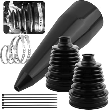 CV Boot Repair Kit,Water&Dust Resistant CV Axle Boot Repair Kit with CVs Boots Clamps & Expander Tool,Professional CVs Joint Boots Kits for Calibers 3.56",2.96",2.46"