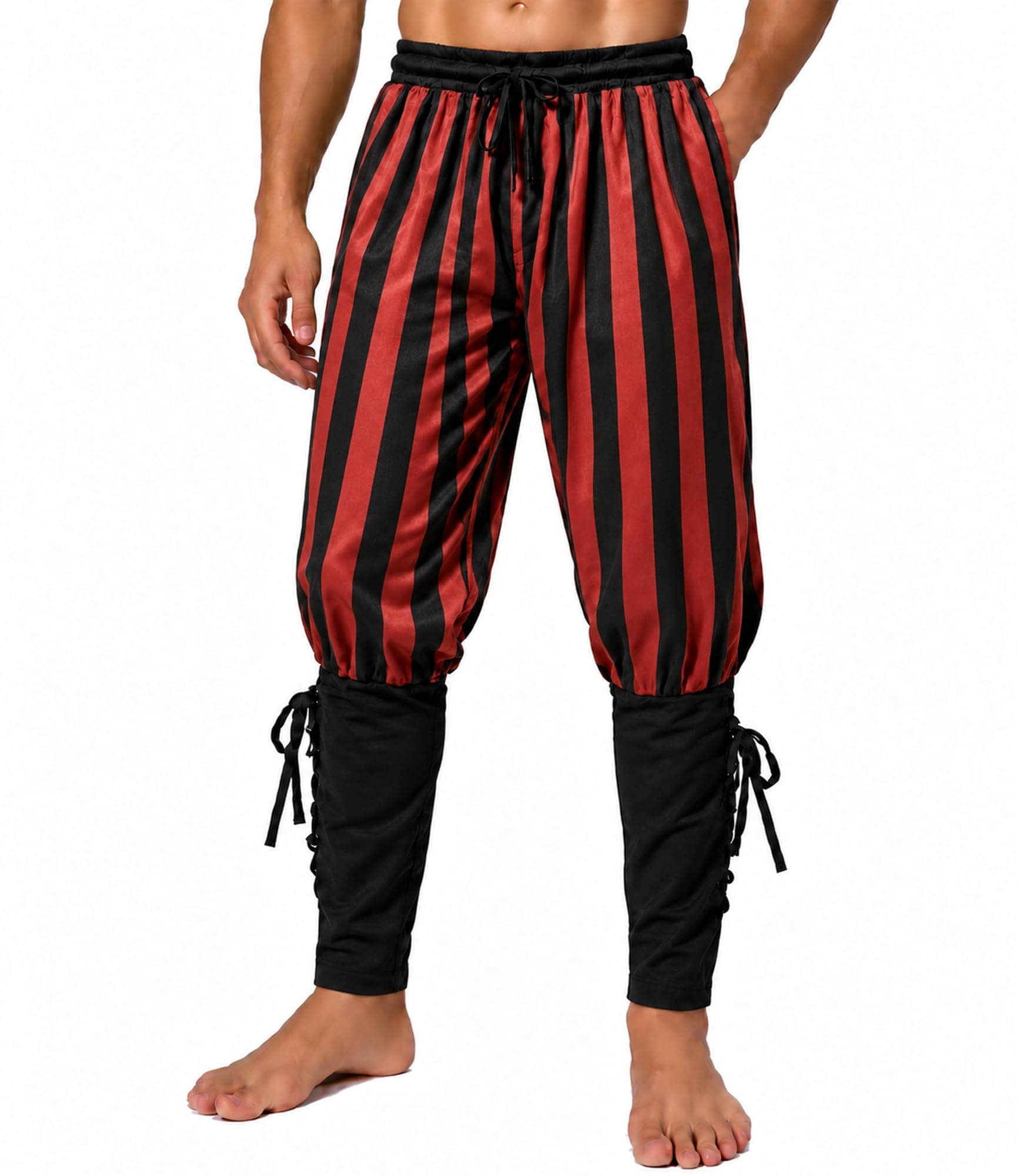 Men's Medieval Renaissance Pirate Pants Viking Ren Faire Costume