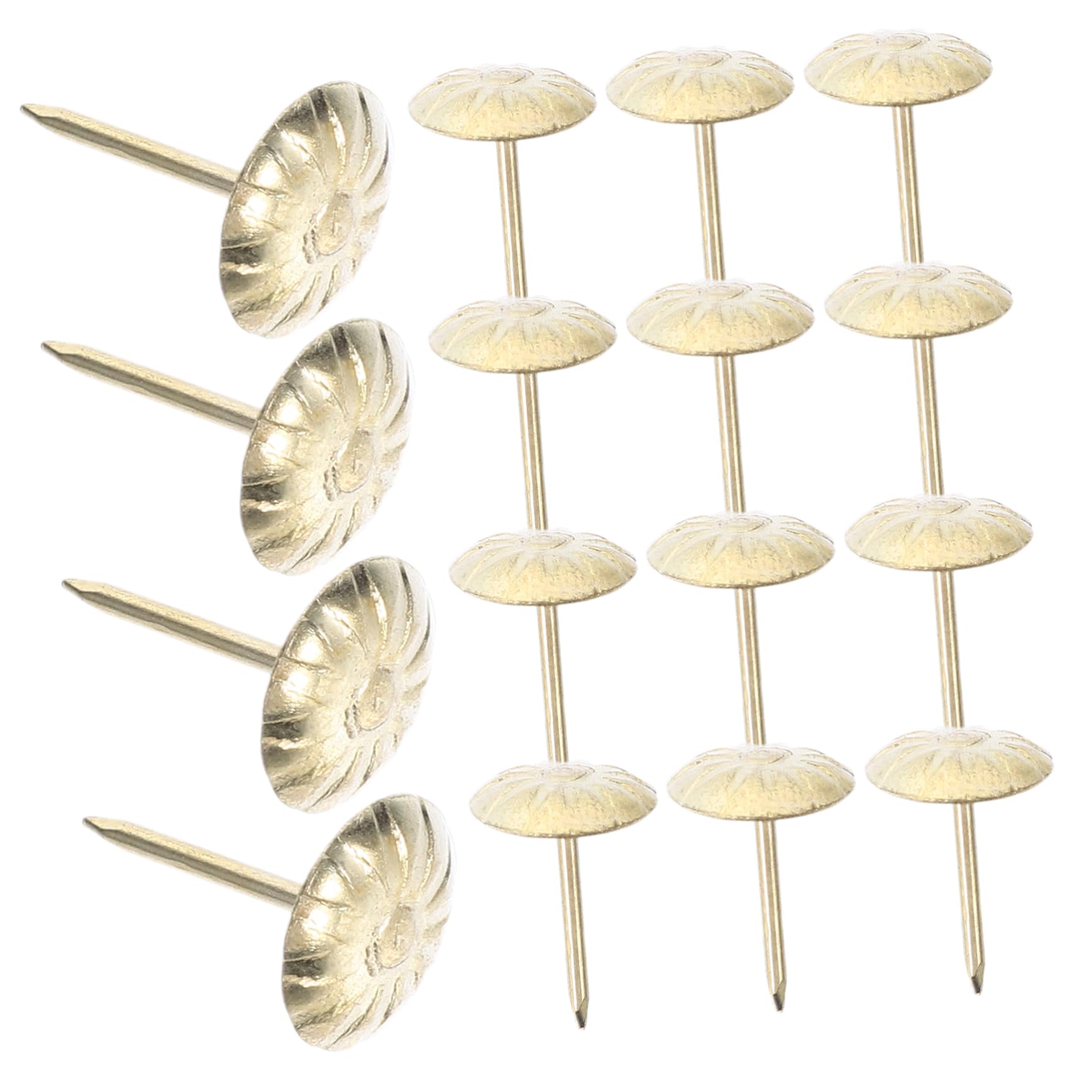 OSALADI 200pcs Chrysanthemum Bubble Nails for Furniture Metal Door Nails Antique Sofa Tacks Multi-Function Decorative Tacks