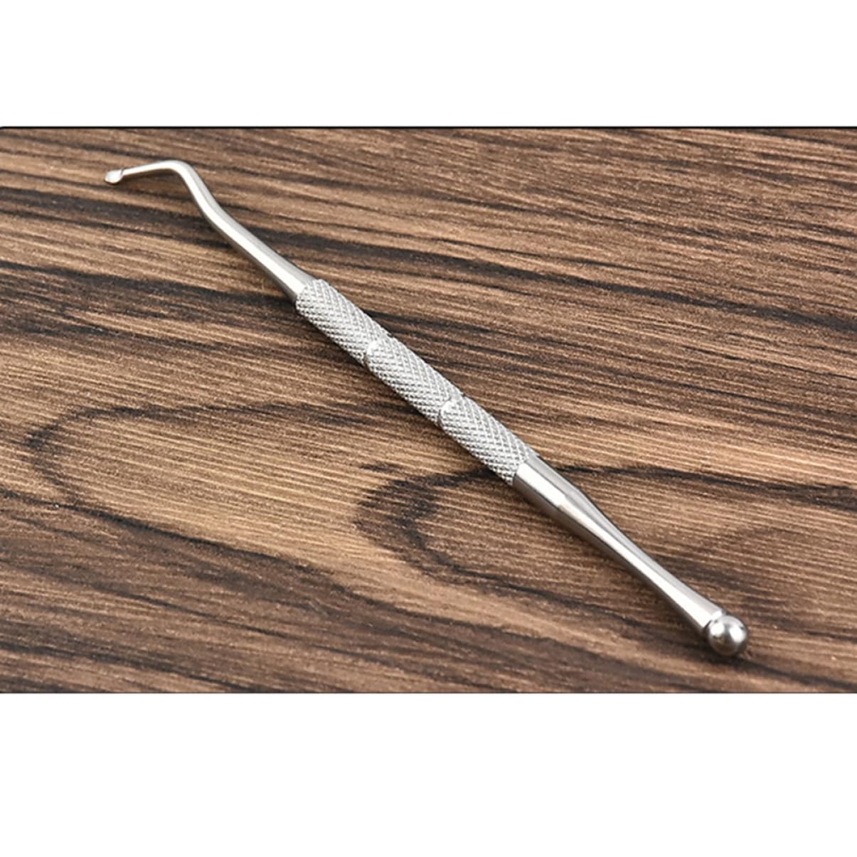 SOESFOUFU 5pcs Stainless Steel Nail File Single Head Coarse Boards for Fingernails Toenails Ingrown Nail Pusher