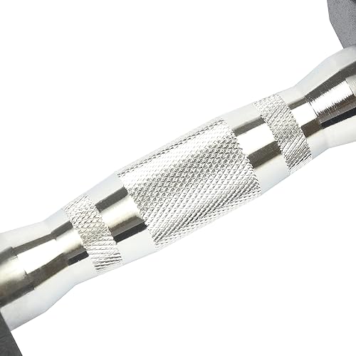 Miniatura 5 de Juego de mancuernas hexagonales de 150 libras con mancuernas y estante recubiertos de goma