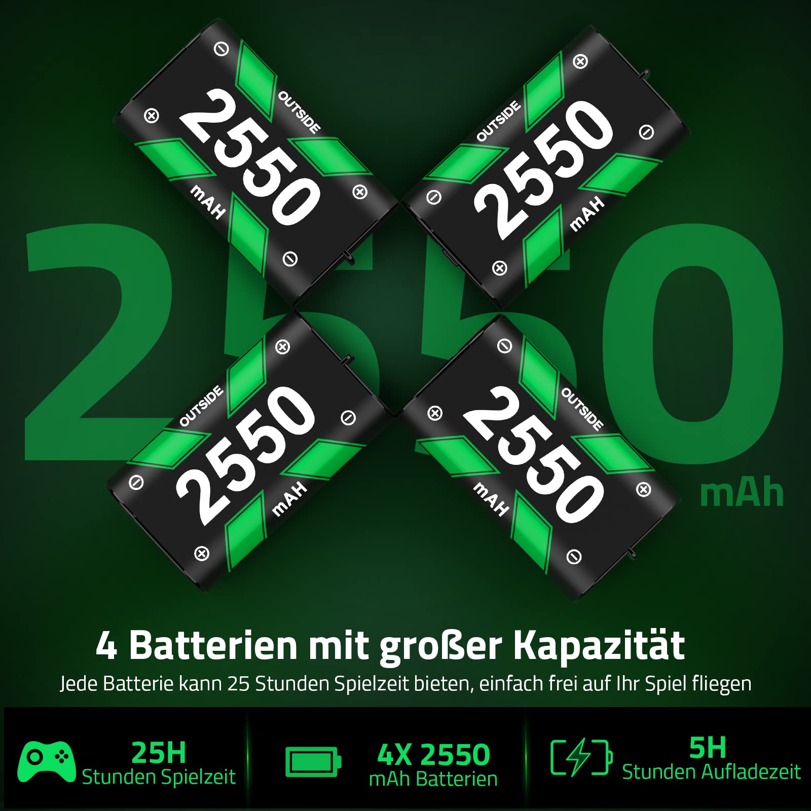 HASACOOL Handy Controller (Xbox Akku)