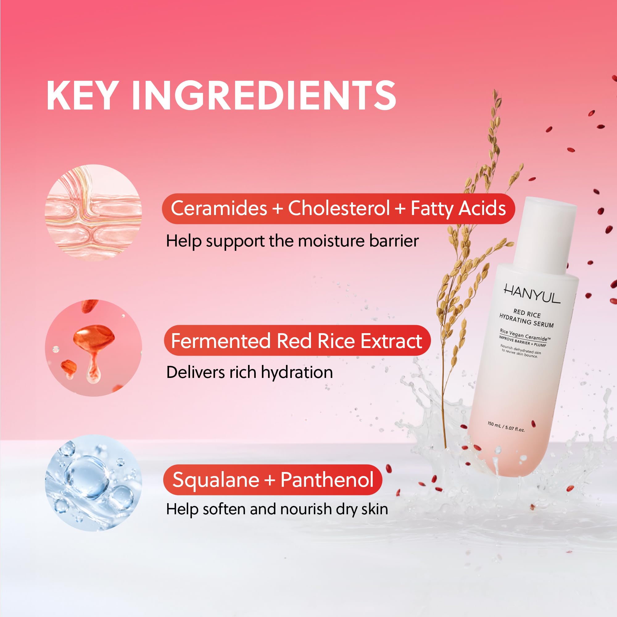 HANYUL Red Rice Hydrating Serum - Intense Moisture -7 HANYUL Red Rice Hydrating Serum - Intense Moisture -7
