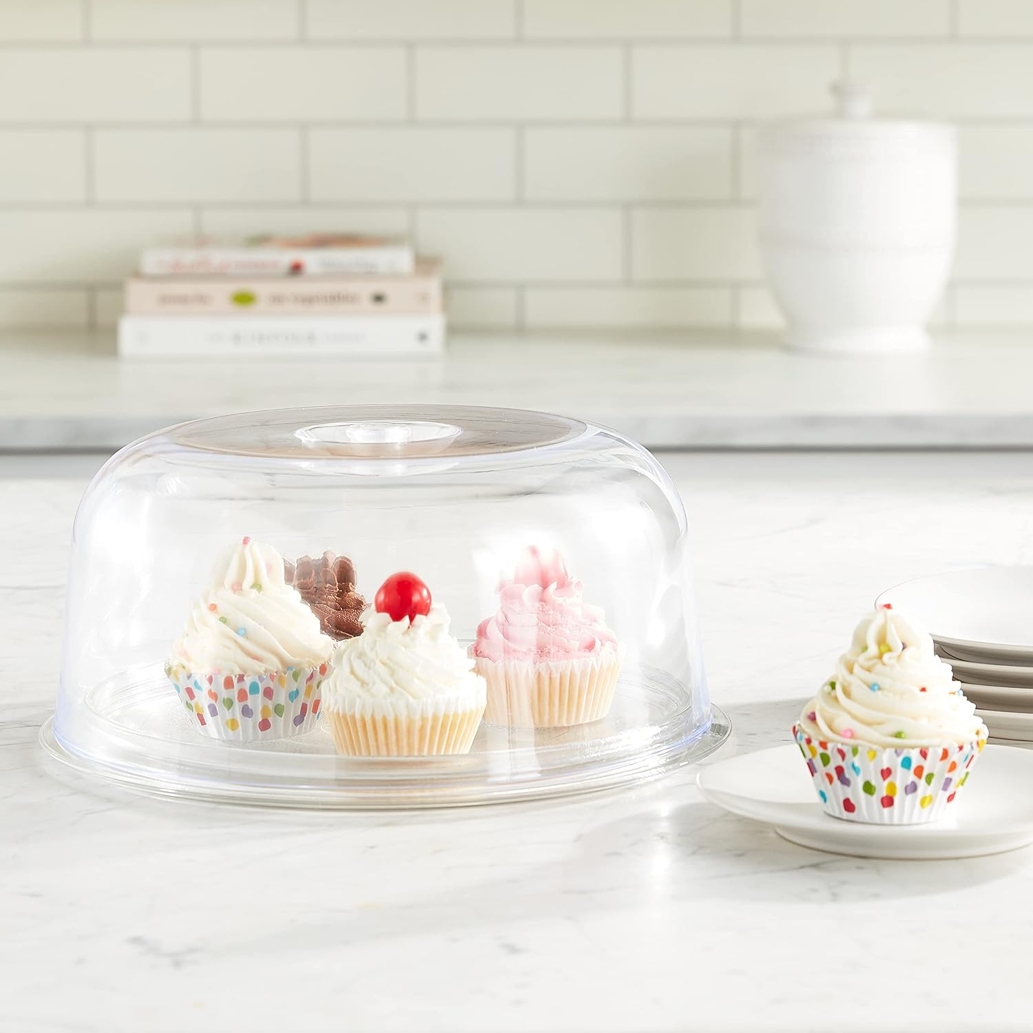 Flash Deals - 40% OFF Bormioli Rocco Ginevra Cake Platter With Plastic Dome, Gift Boxed