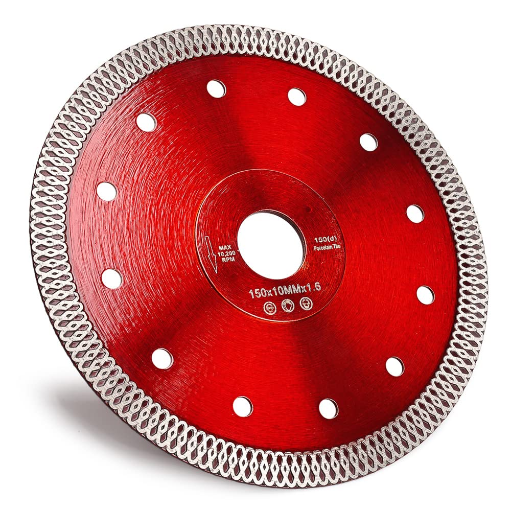 Sponsored Ad – Casaverde 150mm Tile Saw Blade Super Thin Diamond Cutting Disc Porcelain Blade for Granite Marble Ceramic Tiles
