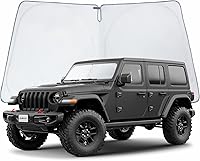 Vista 55 de CLIM ART Parasol para parabrisas para Toyota RAV4 2019-2025, parasol plegable de ajuste personalizado, protector solar del vehículo, cubierta