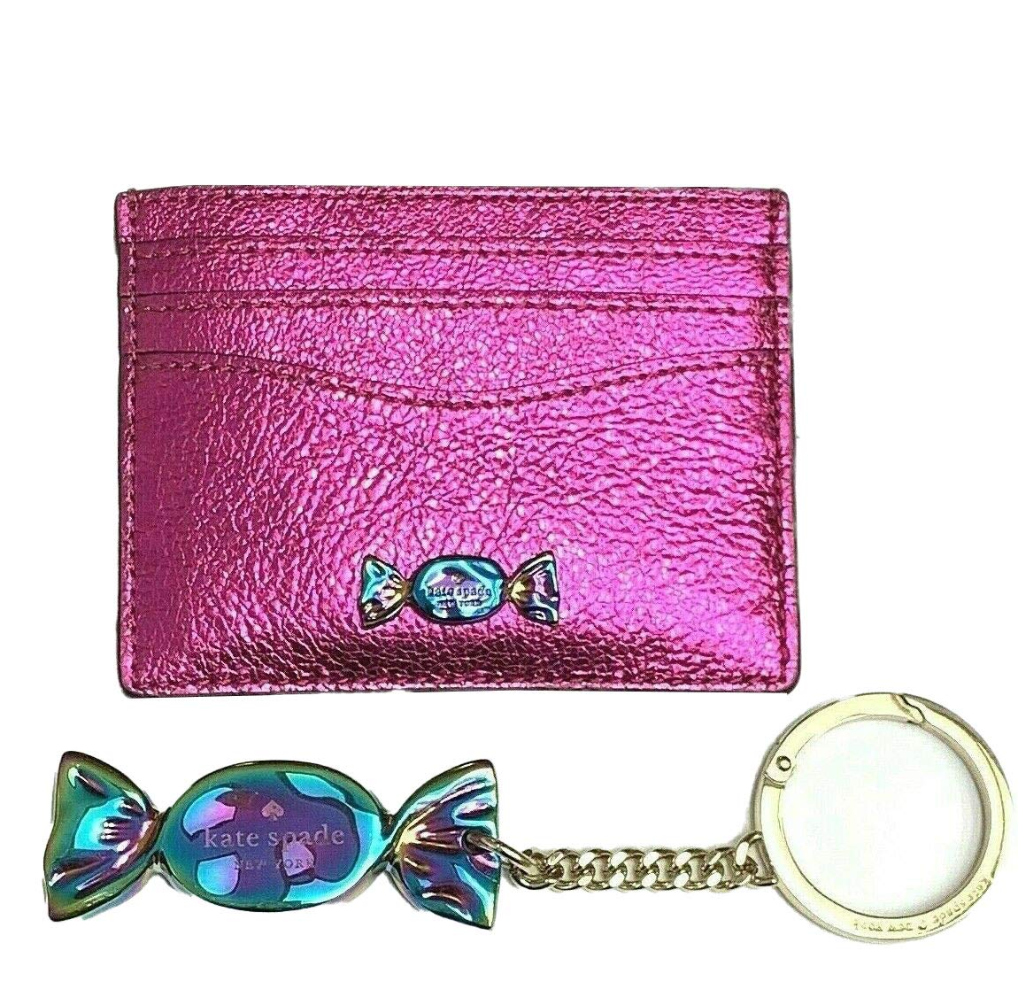 Kate Spade New York Boxed Candy Shop Set Key ring/FOB and C Card wallet