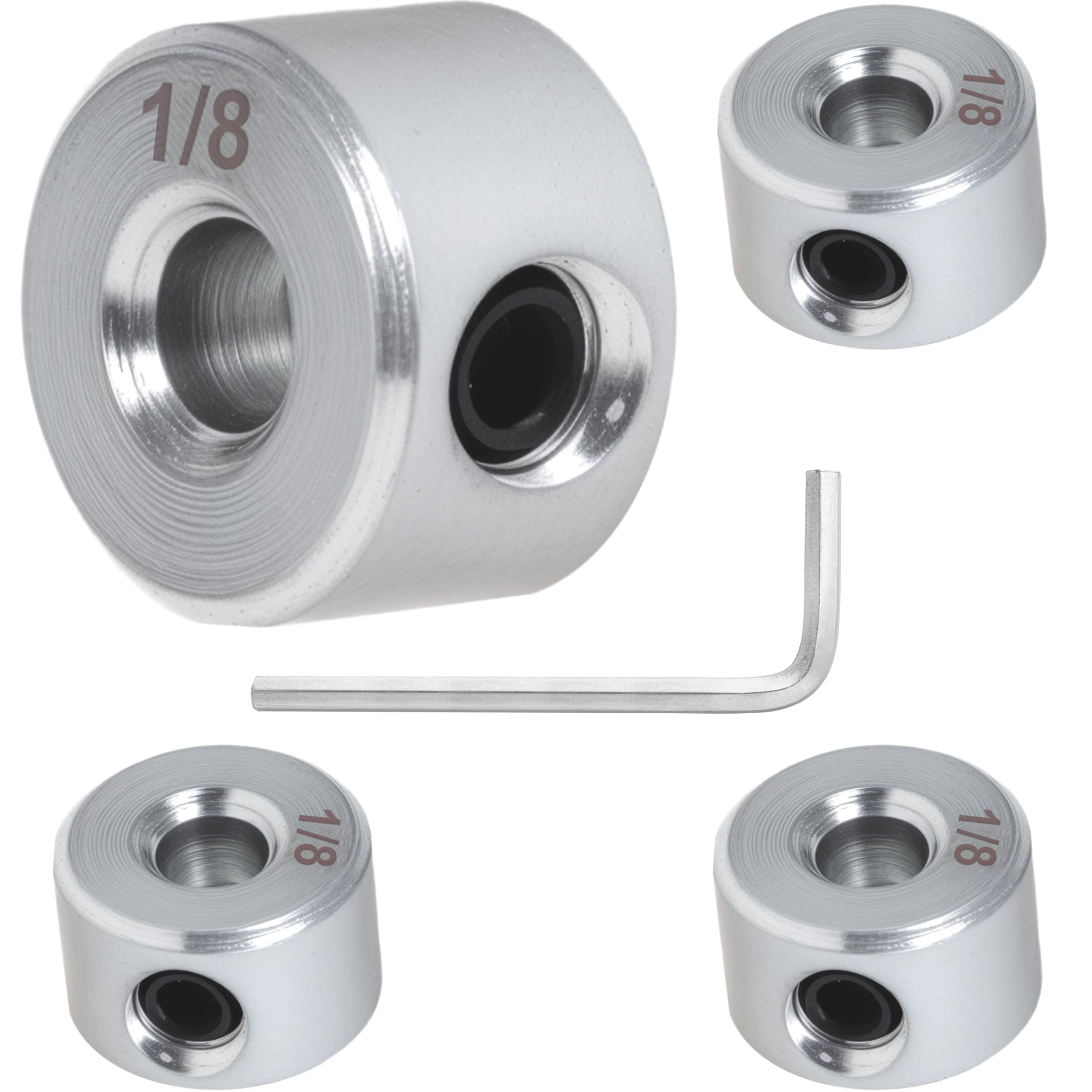 Zinc Plated Shaft Collars - 8 Pack -22 Zinc Plated Shaft Collars - 8 Pack -22