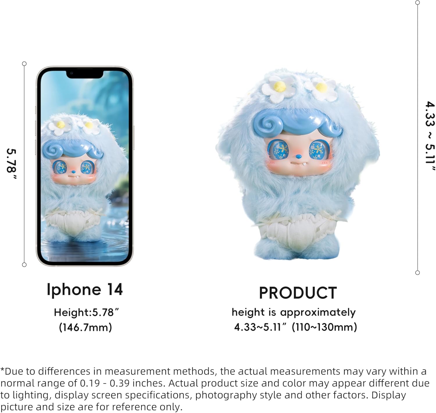 POP JOY Plush Blindbox Q.Kid Fairy Tales Series Plush Mystery Toy Kawaii Vinyl Stuffed Keychain Figure Cute Pendant Gift Blind Box for 3+ Single Box