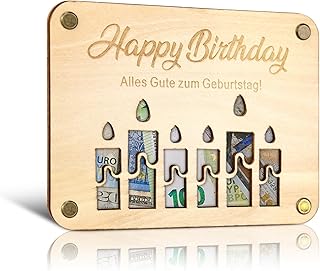 TAKULA Geldgeschenke Verpackung-Alles Gute zum Geburtstag,Geldgeschenke Geburtstag Geld Geschenkverpackung,Geld Geschenke Ideen Passender Umschlag