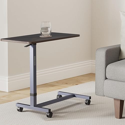 Miniatura 2 de Essential Medical Supply Mesa automática sobre cama con parte superior de madera