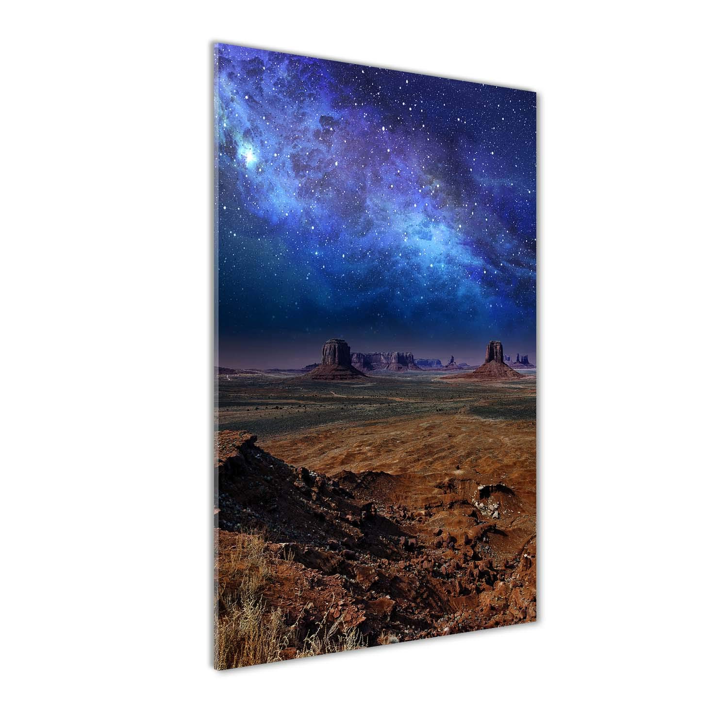 Impression sur verre acrylique Tulup 50x100 au design raffiné de ciel étoilé et mural art luxe