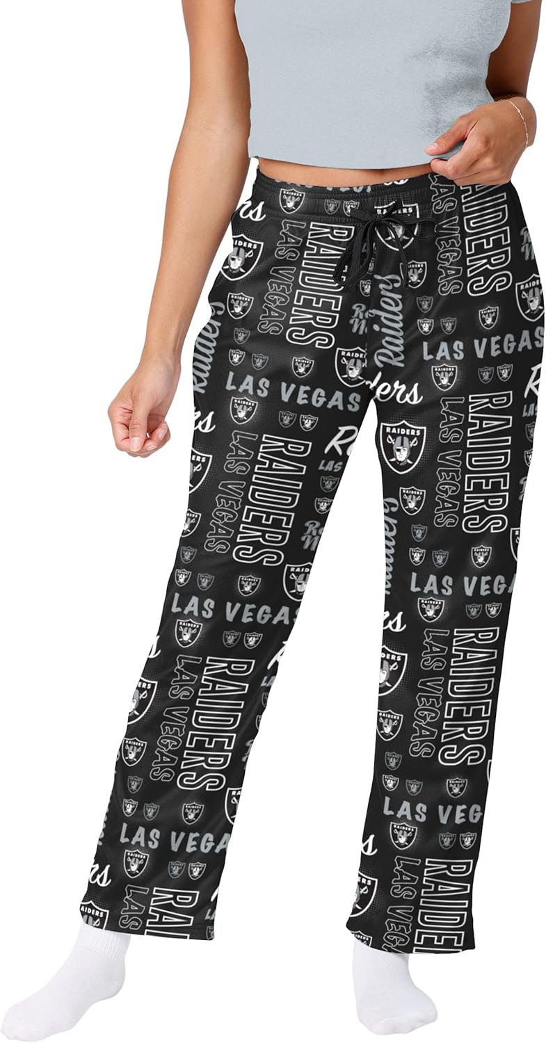 FOCO NFL Womens NFL Ladies Team Logo Mini Print Lounge Pants