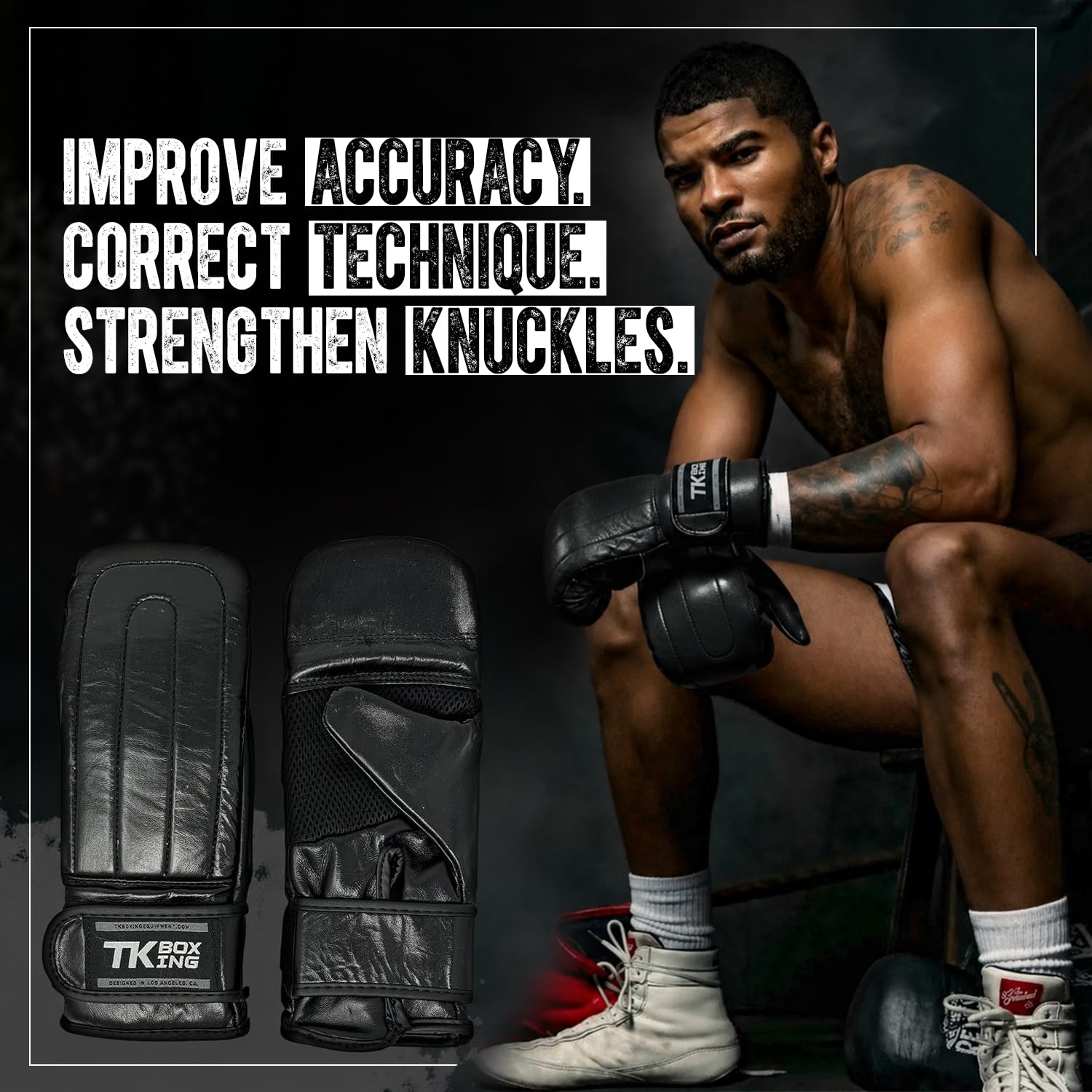 TK Gladiator-Boxhandschuhe, perfekt für Handstärkung, Boxen, Kickboxen, MMA für Männer und Frauen