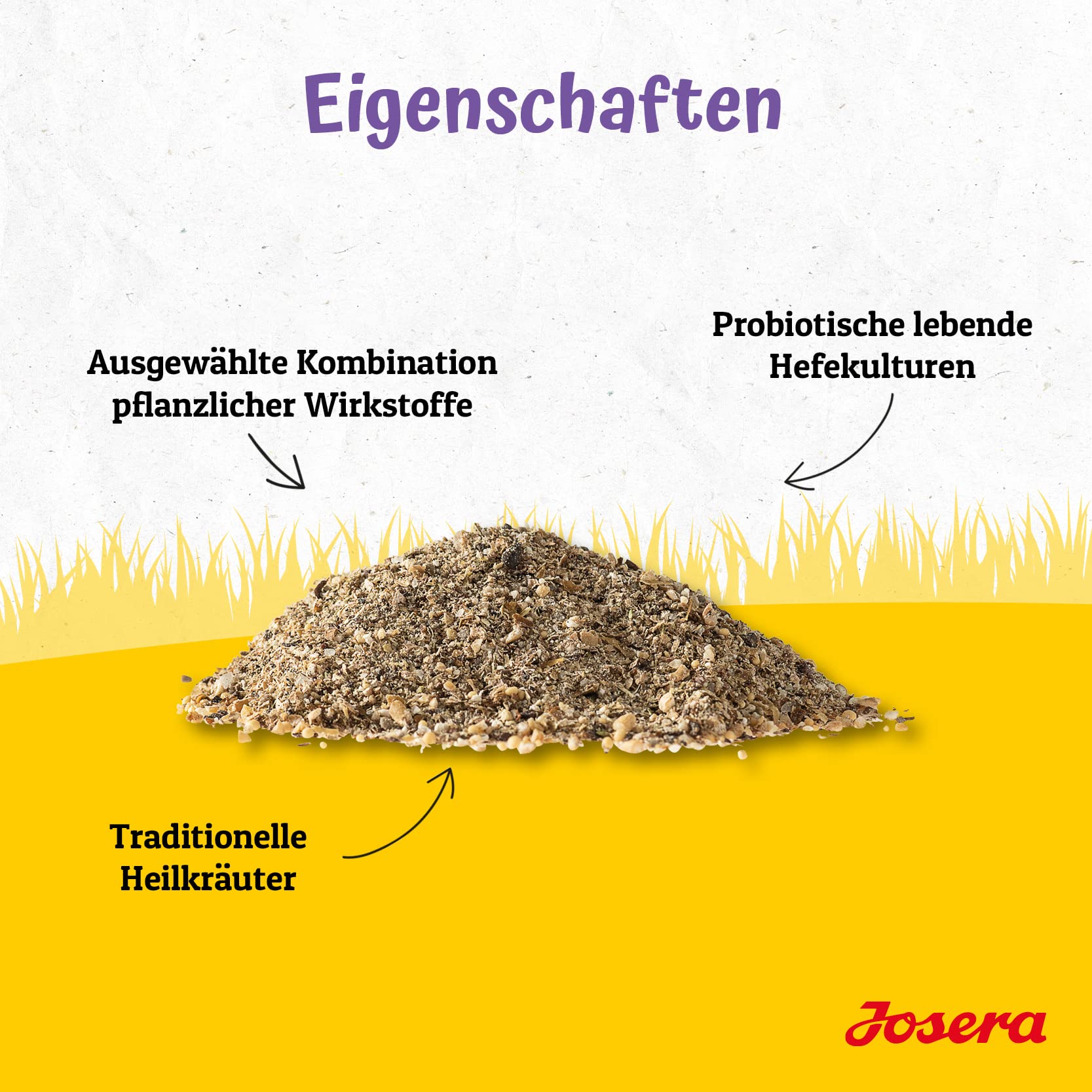 JOSERA Help DarmRelax – FlavoGast | 3kg | Zusatzfutter für Pferde | Pferd | Premium Pferdefutter mit EquiFlavin® für empfindliche Pferde | Wohlbefinden für Magen & Darm | gute Dosierbarkeit