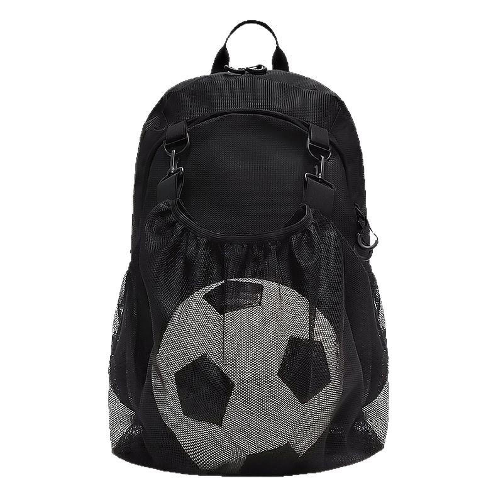 Zaino da Basket, Borsa Sportiva Multifunzionale con Porta Pallone da Calcio Separato.