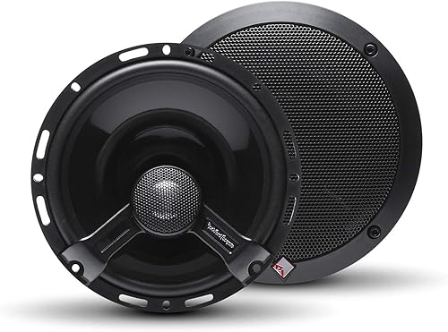 Rockford Fosgate T1650 Power 6.5" Altavoces coaxiales de rango completo de 2 vías - Negro (par)