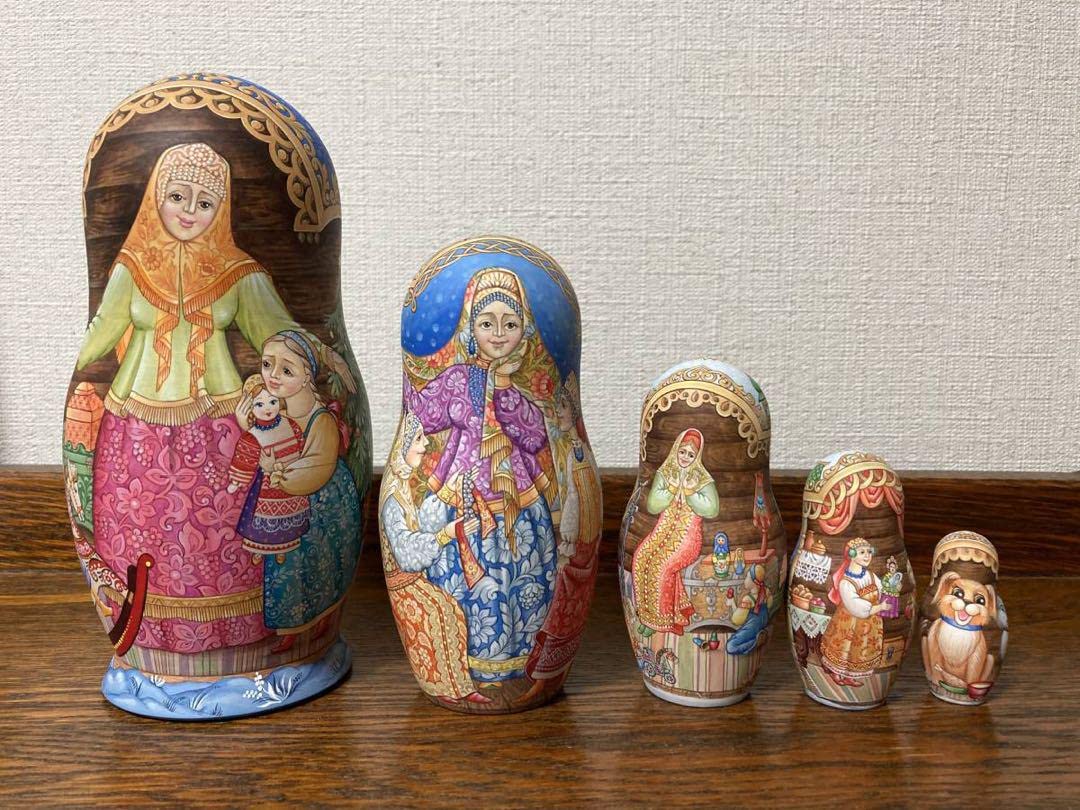 ロシア雑貨☆Icon マトリョーシカ(5P)クリスマスプレゼント Amazon | ロシア雑貨Icon マトリョーシカ(5P)クリスマス