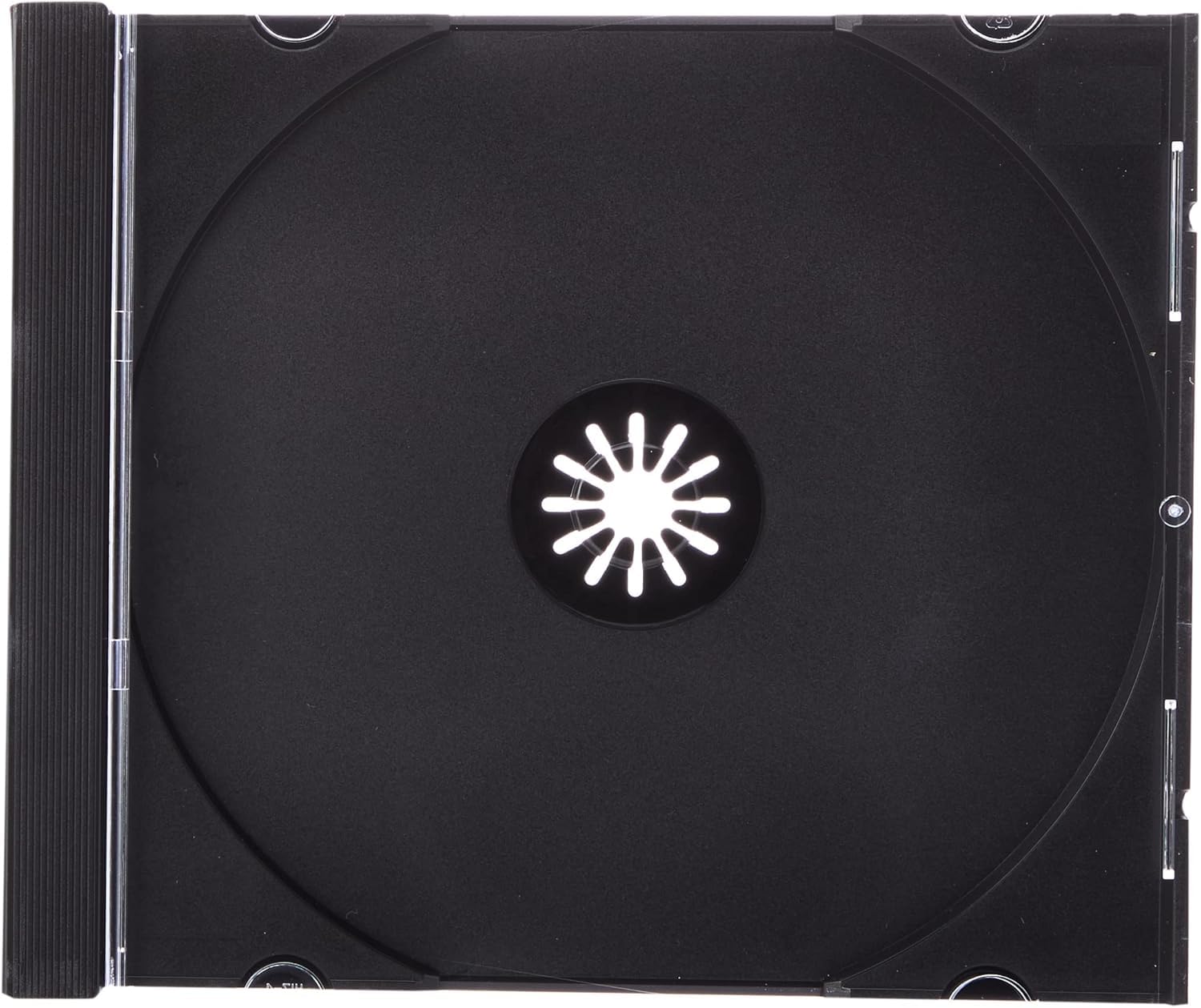 Hama Boîtier standard pour CD et disques Blu-Ray, Noir/Transparent, 10 pièces