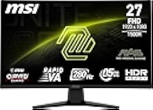 MAG 274CXF 27-inch 1920 x 1080 (FHD) Curved Monitor, 280Hz, HDMI, DisplayPort, VGA Port, VESA Mountable, Tilt, Speaker, Slim Bezel, 0.5ms, Black