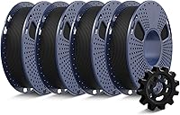 Vista 14 de SUNLU - Filamento PLA Plus 1.75mm Negro 1KG, Filamento para impresora 3D enrollado cuidadosamente 1.75mm, PLA+ 1000g, precisión dimensional de +