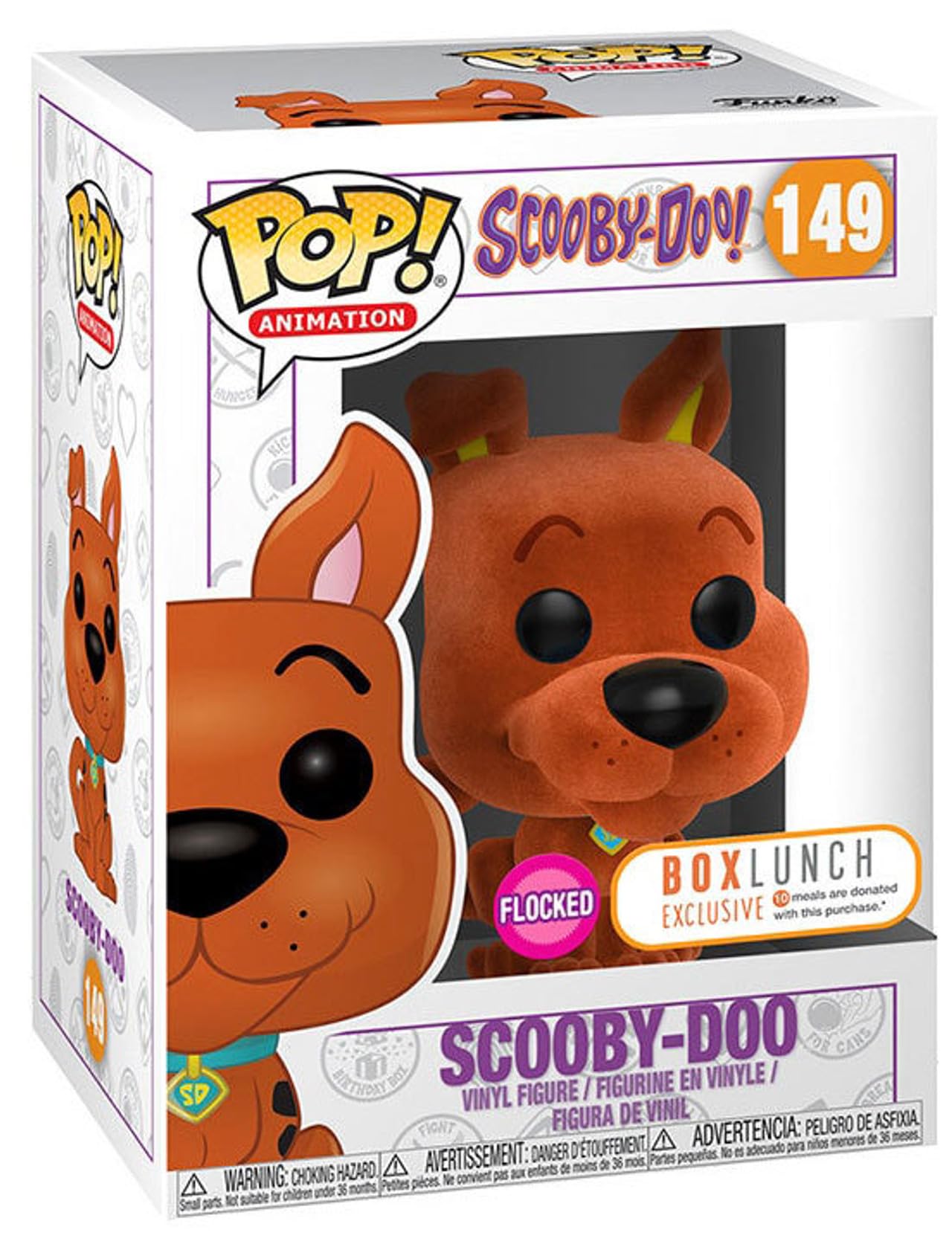 Funko Orange Pop! Scooby Doo Flocked