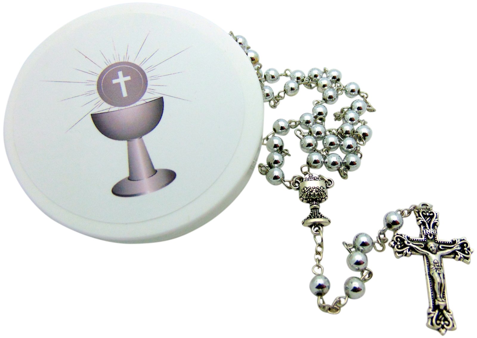 Westman WorksFirst Communion Rosary with Gift Case Box