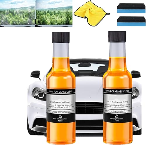 Miniatura 9 de Limpiador de película de aceite de vidrio para automóvil, removedor de película de aceite de vidrio, limpiador de película de aceite de vidrio para