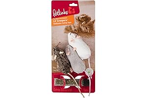 Lil' Creepers Refillable Cat Toys with Catnip Tube