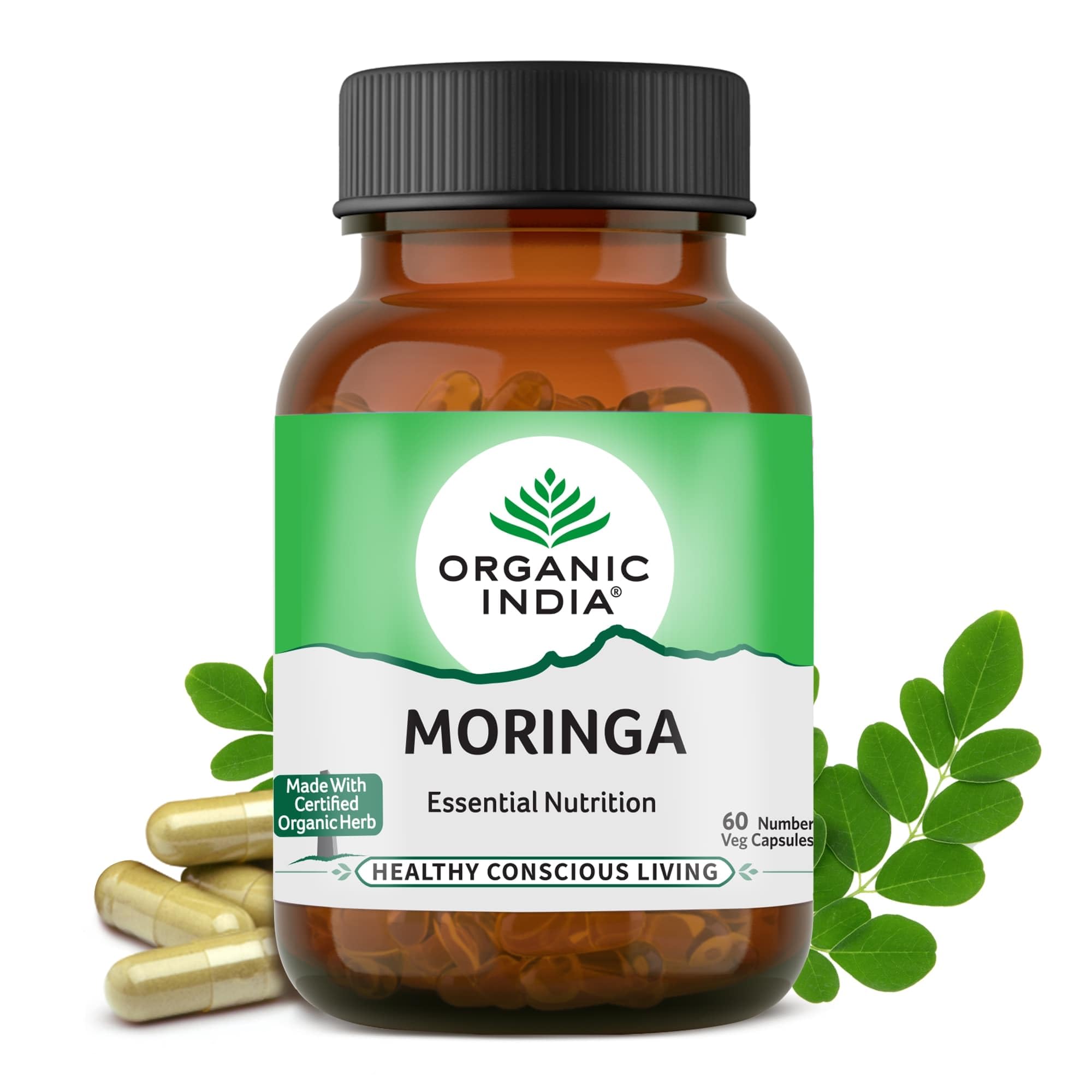 ORGANIC INDIA Moringa Essential Nutrition -Pack of 60 Veg Capsules (packaging may vary) (B01IR4XXT0) Amazon Price History, Amazon Price Tracker