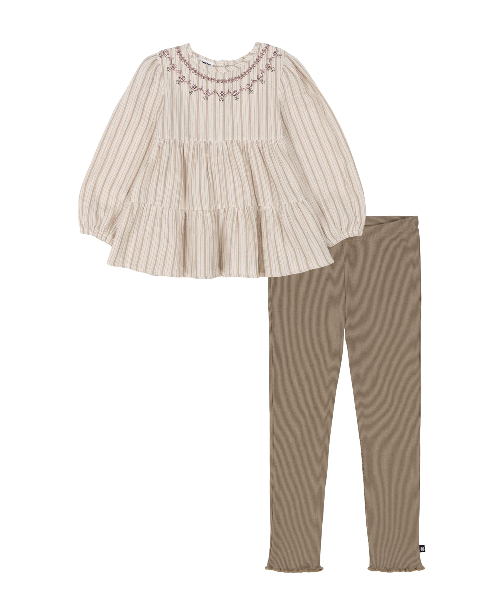 Lucky Brand Mädchen 2pc Tunic Legging Set Hosen-Set