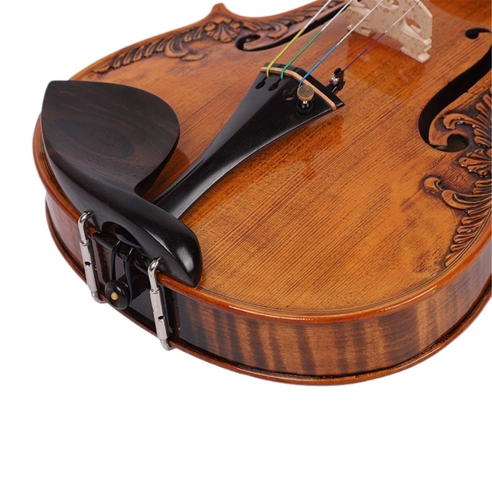 Skrzypce Z Litego Drewna Ręcznie Robione Antyczne 4/4 Klon Świerk Instrument Muzyczny Dla Dorosłych Instrumenty Strunowe Skrzypcowe(1/4)