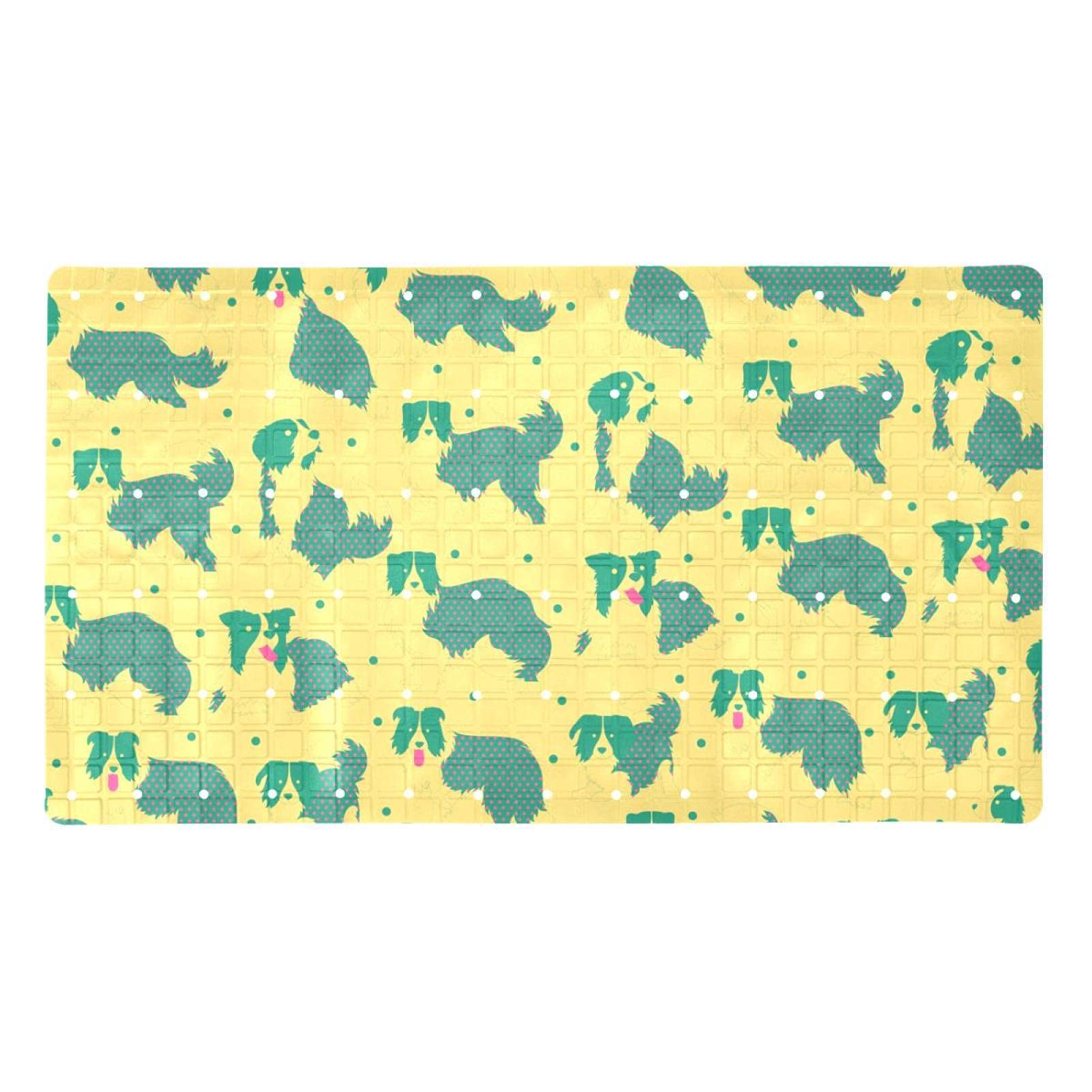 Tapis de bain antidérapant Border Collie pour la douche des enfants