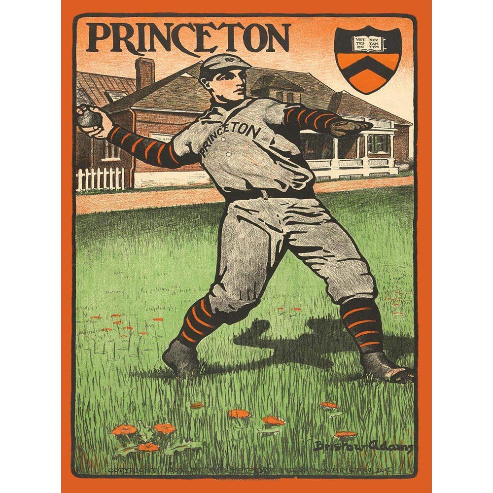 Amazon.com: Wee Blue Coo Sport Baseball Vintage Princeton USA