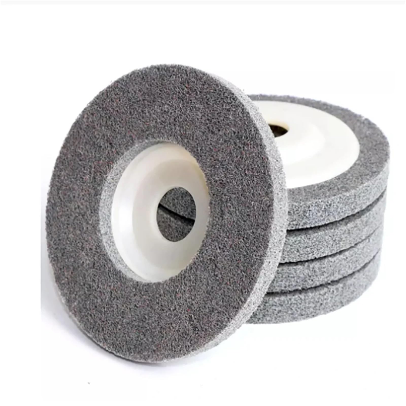 dischi abrasivi per smerigliatrice Disco abrasivo non tessuto mola lucidante in fibra di nylon da 4,5 pollici 115 mm 125 foro 7/8" rettifica for metallo